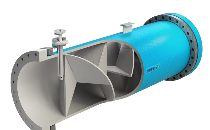 Statiflo 500 Serisi Büyük çaplı GRP/FRP statik mikser (>10")